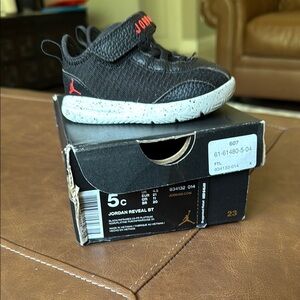 Jordan Black and Red Sneakers Modern Design